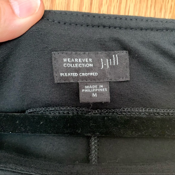 J Jill Pants Wearever collection Pleated Cropped. Wide Leg - Picture 8 of 8